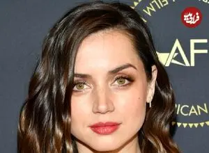 عکس| سفر در زمان؛ «آنا د آرماس» در 29 سالگی و در یک مراسم سینمایی در مادرید؛ سال 1396