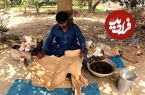 ببینید؛ نحوه دوخت یک کفش سنتی با چرم توسط کفاش ماهر پاکستانی