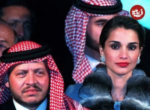 عکس؛ سفر در زمان؛ دیدار «پادشاه چهارم اردن و ملکه رانیا با پاپ»؛ سال 1378