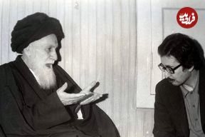 عکس؛ سفر در زمان؛ «بنی صدر در کنار مسعود رجوی» در پاریس؛ مرداد 1360