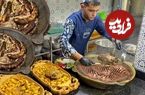 ببینید؛ غذای خیابانی در ازبکستان؛ پخت سمرقند پلو، نان محلی و خوراک گوشت در تاشکند