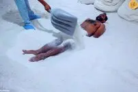 (ویدئو) غار نمک العین امارات ۱۸ بیماری را درمان می‌کند