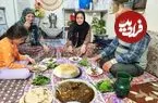ببینید| غذای روستایی در ایران؛ پخت قورمه سبزی سنتی در روستایی کوهستانی