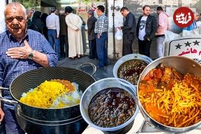 ببینید؛ غذای خیابانی در قم؛ پخت قیمه و قورمه سبزی با دستور پخت 45 ساله