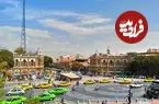 عکس| سفر به تهران قدیم؛ نمایی از «میدان حسن آباد» قبل آسفالت شدن؛ سال 1310