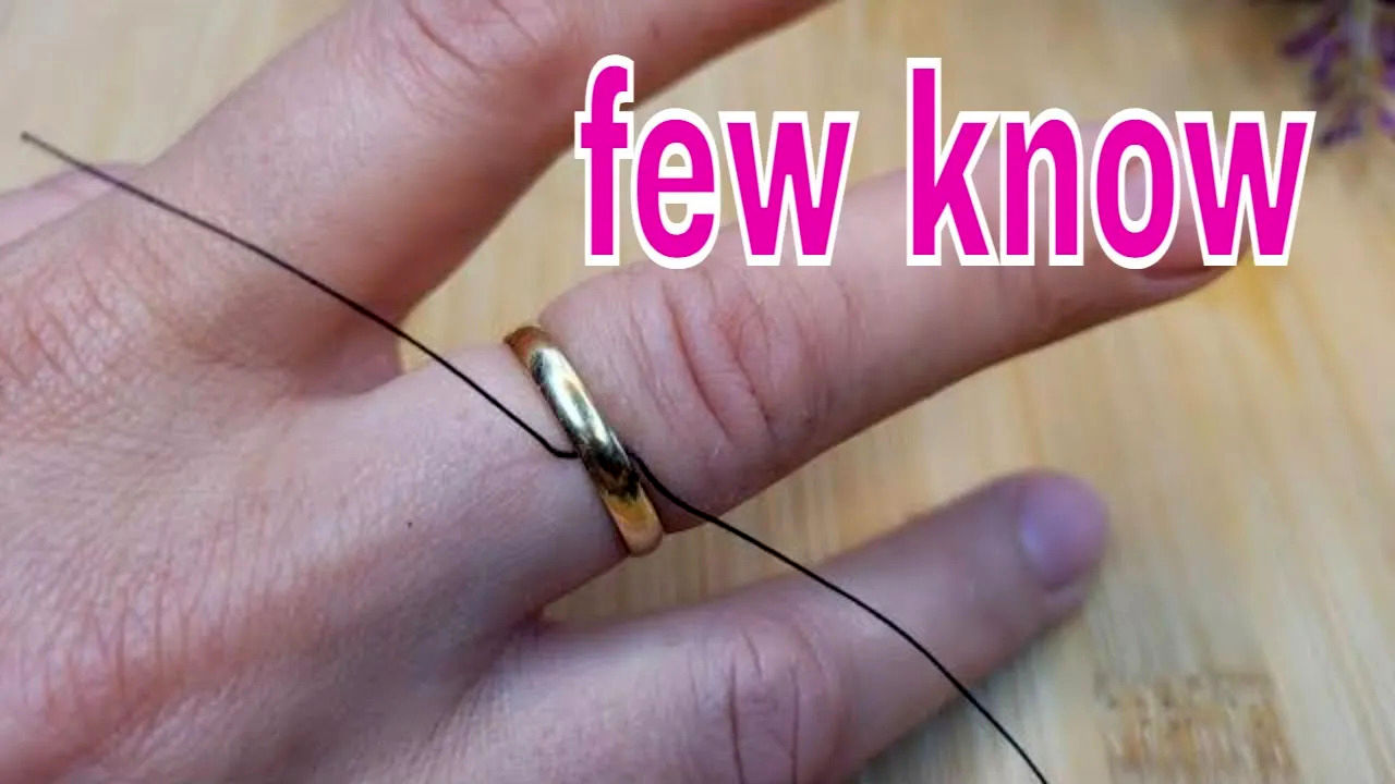 (ویدئو) چطور می توان حلقه ای که در انگشت گیر کرده را درآورد؟ 