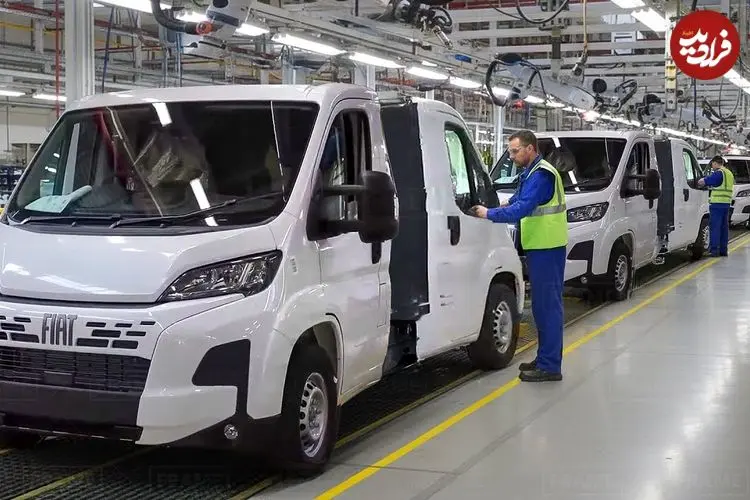 ببینید| صفر تا صد تولید خودروی ون فیات دوکاتو در ایتالیا