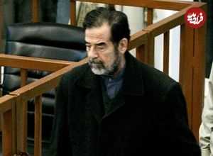 عکس| سفر در زمان؛ «صدام» در حال روبوسی با «یاسر عرفات» در بغداد؛ سال 1359
