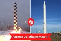 (تصاویر) مقایسه موشک های بالستیک قاره پیمای RS-28 Sarmat و Minuteman III