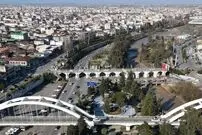 عکس| سفر به ایران قدیم؛ دورنمای شهر «آمل» در سال 1306