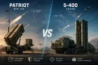 تصاویر| مقایسه سیستم‌های پدافند هوایی  MIM-104 Patriot آمریکا و S-400 Triumf  روسیه
