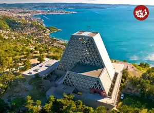 عکس| زیارتگاه ملی مریم، مادر و ملکه؛ شاهکار معماری مذهبی بروتالیسم در تریسته ایتالیا