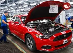 ببینید| صفر تا صد تولید خودروی فورد موستانگ در آمریکا