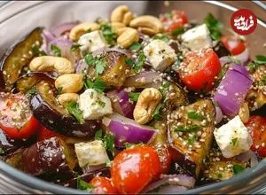 ببینید| طرز تهیه یک سالاد بادمجان خوشمزه و متفاوت ایتالیایی