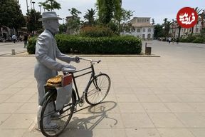 ببینید؛ تصاویر زنده شدن مجسمه‌های شهر رشت 