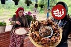 ببینید؛ غذای روستایی در ایران؛ پخت چلو مرغ به روش متفاوت خواهران گیلانی