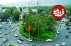 عکس| سفر به تهران قدیم؛ نمایی از«میدان تجریش و خیابان سعدآباد» در سال 1340