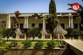 تصاویر| تصاویر خسارت جنگ به عمارت رکیب‌خانه و چهلستون