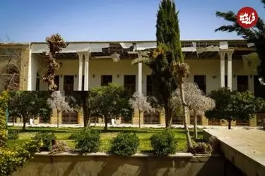 تصاویر| تصاویر خسارت جنگ به عمارت رکیب‌خانه و چهلستون