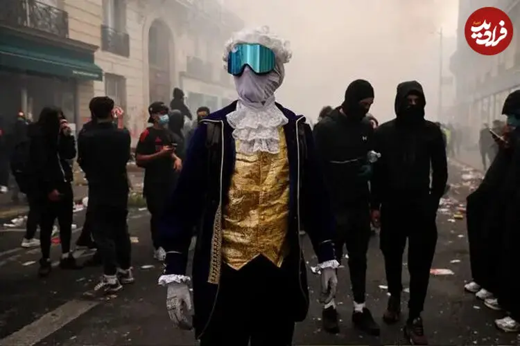 ببینید| غارت فروشگاه ایو سن لوران در پاریس