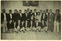 تصاویر؛ سفر در زمان؛ کشتیگیر ایرانی هنگام پخش سرود آمریکا از روی سکو پایین آمد