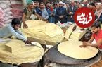 ببینید؛ مراحل تماشایی پخت نان محلی ماندا در کراچی پاکستان