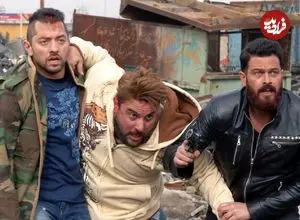 عکس| سفر در زمان؛ «محسن کیایی، سحر دولتشاهی و بهرام رادان» در نشست خبری فیلم بارکد؛ سال 94