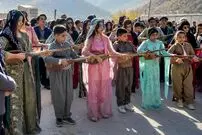 تصاویر؛ آیین «خاونکار» و نغمه تنبور روستای «توت‌شامی»