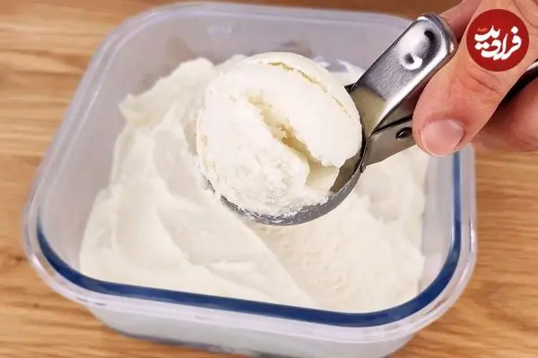 ببینید| طرز تهیه یک بستنی متفاوت با 450 میلی لیتر شیر و 3 تخم مرغ