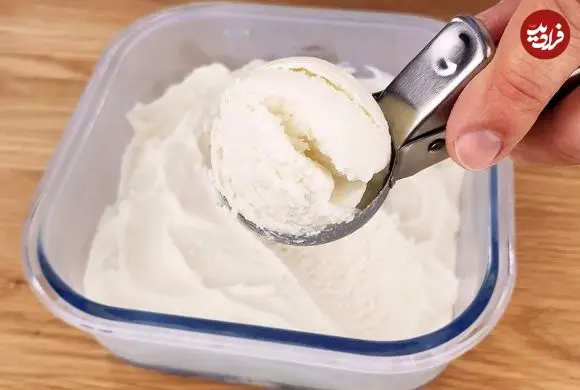 ببینید| طرز تهیه یک بستنی متفاوت با 450 میلی لیتر شیر و 3 تخم مرغ