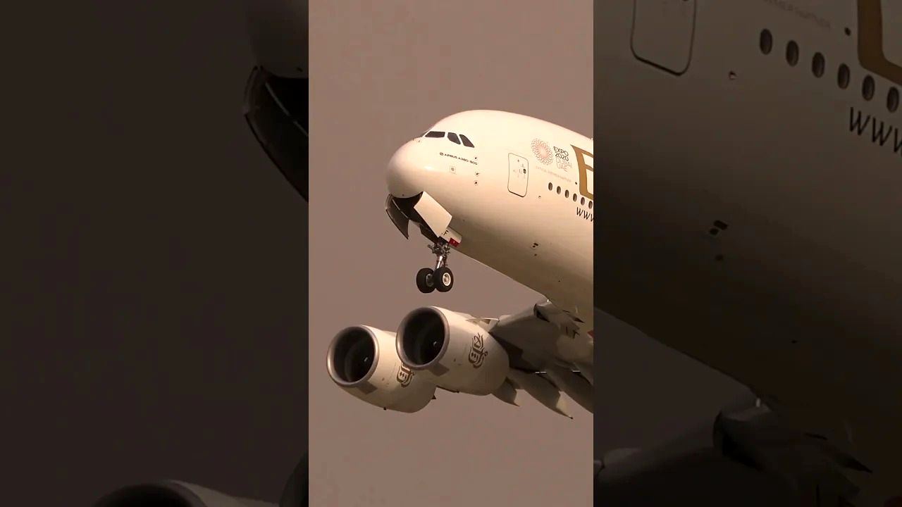 (ویدئو) قدرت نمایی A380 بزرگترین هواپیمای مسافربری جهان در هنگام تیک آف