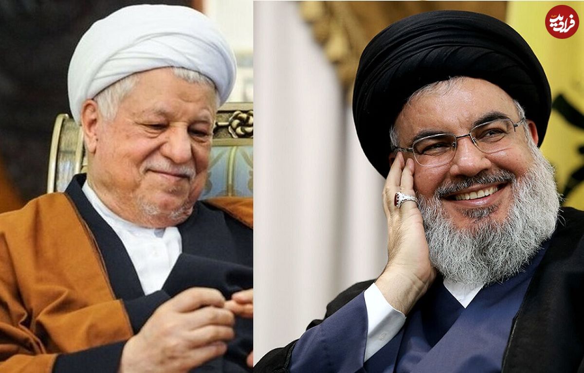 عکس؛ سفر به تاریخ؛ «سید حسن نصرالله» در منزل «هاشمی رفسنجانی»