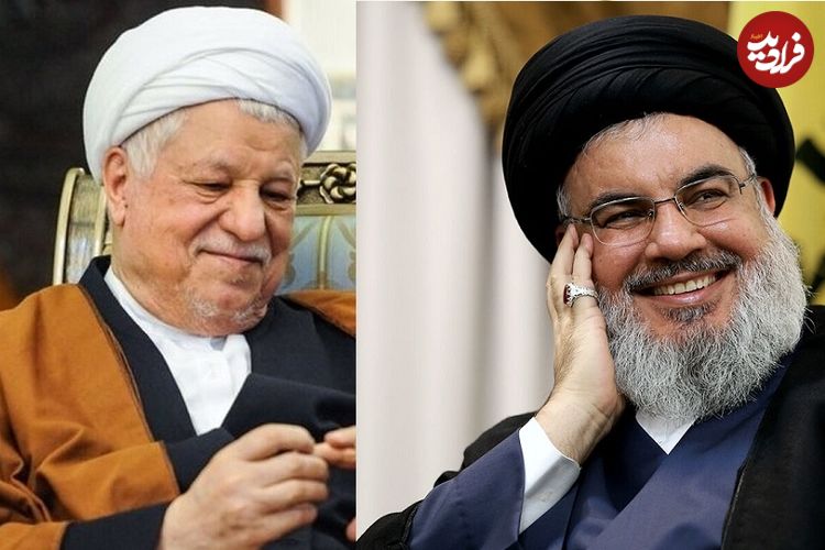 عکس؛ سفر به تاریخ؛ «سید حسن نصرالله» در منزل «هاشمی رفسنجانی»