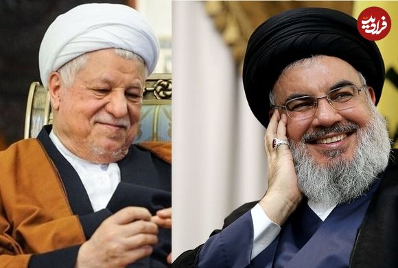عکس؛ سفر به تاریخ؛ «سید حسن نصرالله» در منزل «هاشمی رفسنجانی»