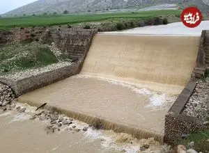 ببینید؛ بارش‌ها این سد را کاملا پر کرد؛ ذخیره‌سازی سازه آبخیزداری با ۱۰۰ درصد ظرفیت انجام شد