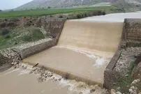 ببینید؛ بارش‌ها این سد را کاملا پر کرد؛ ذخیره‌سازی سازه آبخیزداری با ۱۰۰ درصد ظرفیت انجام شد