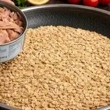 ببینید| طرز تهیه یک غذای ساده و جدید با تن ماهی و جو دوسر