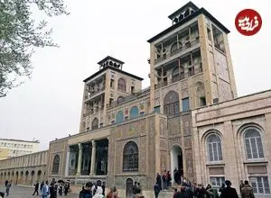 عکس| سفر زمان؛ «کاخ شمس‌العماره، وقتی در حال ساخت بود»؛ سال 1245