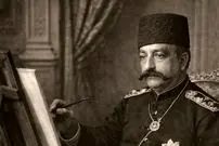 عکس| سفر در زمان؛ نقاشی ناصرالدین‌شاه از خودش در ایام ولیعهدی