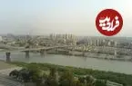 عکس| سفر زمان؛ بساط غذای خیابانی در شهر «بغداد«؛ 95 سال قبل