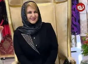 عکس| سفر زمان؛ «فاطمه گودرزی» در اتاق گریم فیلم ازدواج به سبک ایرانی؛ سال 83