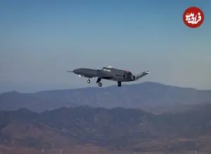 عکس| نخستین پرواز کاملاً خودکار جنگنده بدون سرنشین YFQ-48A Talon Blue انجام شد