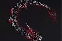 (ویدئو) خلق تصاویر خارق العاده در آسمان با استفاده از ۱۵۰۰ پهپاد