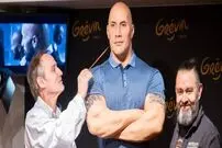 بلوای بزرگ بر سر رنگ پوست مجسمه مومی دواین «راک» جانسون در موزه گروین پاریس