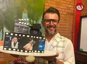 عکس| سفر در زمان؛ «امین حیایی» در 46 سالگی و در کنار پسر 20 ساله اش «دارا»؛ سال 95