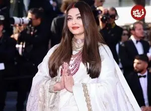 تصاویر؛ آیشواریا رای و یک استایل بحث‌برانگیز در جده