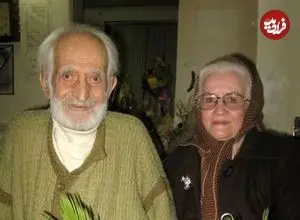 عکس| سفر در زمان؛ «کیومرث ملک مطیعی» در جوانی و به همراه دخترش کتایون