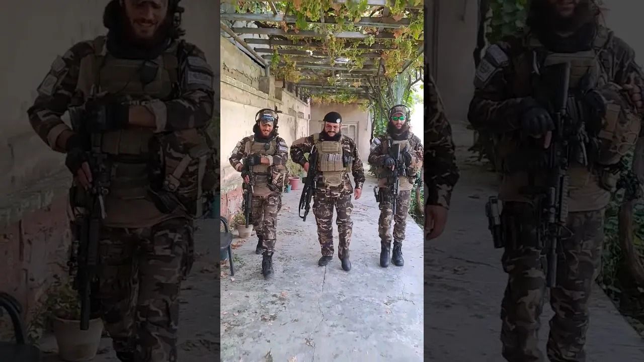 (ویدئو) طالبان در لباس نیروی ویژه پلیس افغانستان