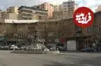 عکس| سفر زمان؛ تصویری از اولین ساختمان در میدان «دربند»