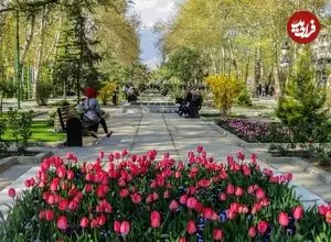 عکس| سفر به ایران قدیم؛ یک فیلیپینی در پارک ملت تهران؛ سال 1357
